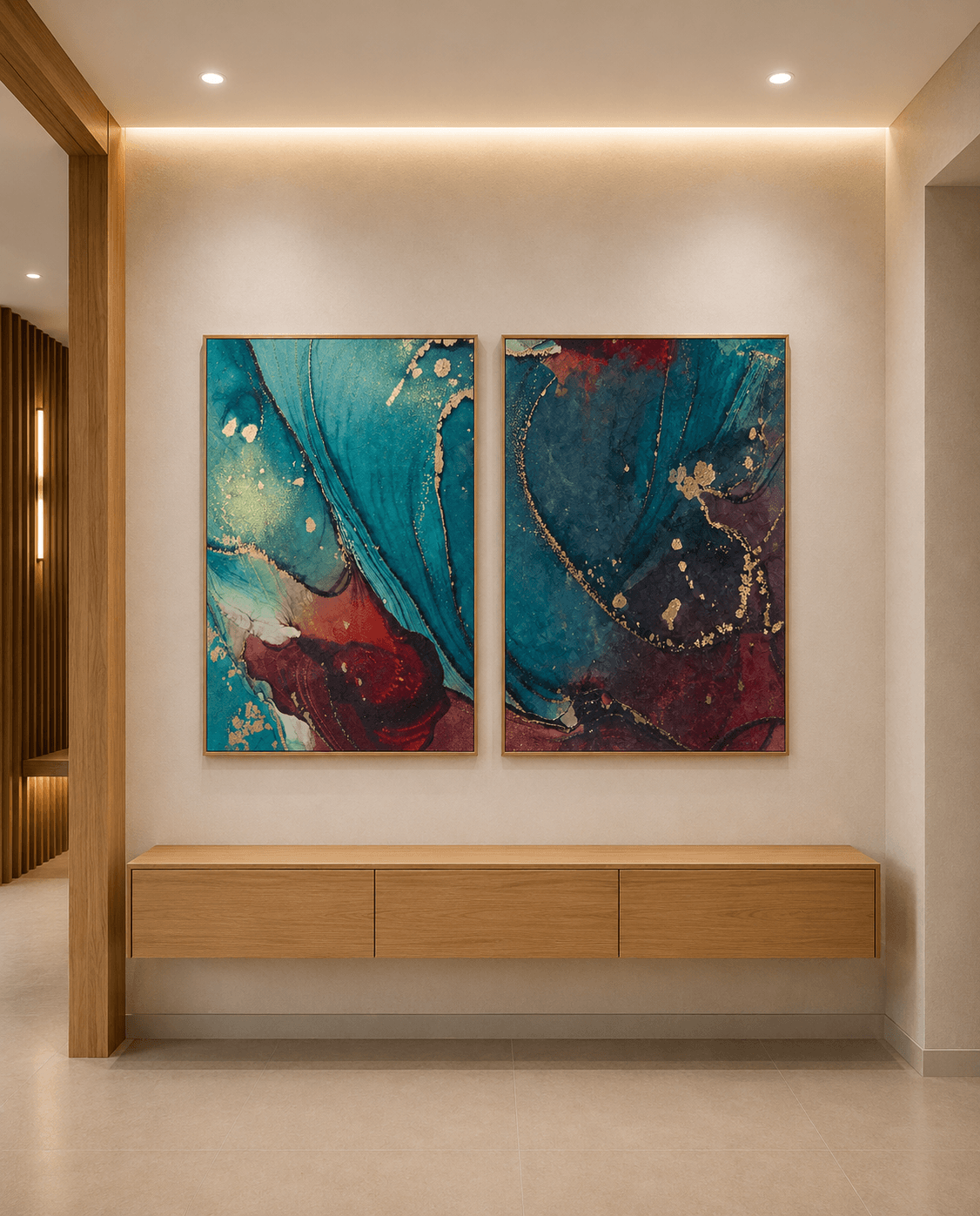 KIT 2 QUADROS DECORATIVOS - CENTELHA 23